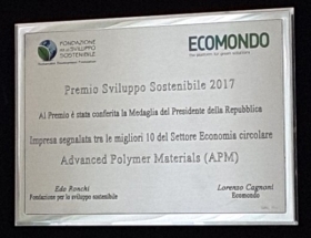 APM awarded at Ecomondo edition 2017 - APM Srl